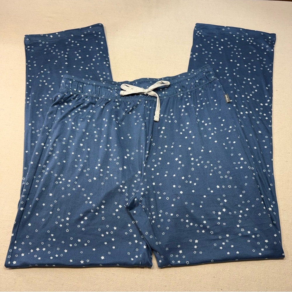 Eddie Bauer Women’s Blue Star Print Pajama Pants - Size Medium